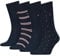 Tommy Hilfiger 4 Paar Herren TH Men Giftbox 4P Gr. 39-46 Business Socken Geschenkbox, Farbe:Navy, Socken & Strümpfe:43-46