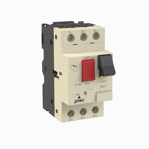 Plikc Interruttore termico di protezione motore - SALVAMOTORE - Serie SM (Scala 9-14A)