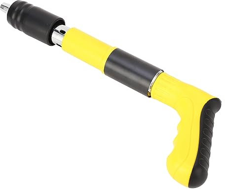 Manual Mini Steel Nail Gun, Ergonomic 3 Gears Power Adjustable Wall Nail Guns for Ceiling Wire Hider Fixture Install Nail Shooting Machine Fastener Tools for Concrete Ceiling Pipe