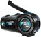 Fodsports FX8 Air Intercomunicador Casco Moto, Manos Libres Moto con Compartir Música, 1200M Sistema de Comunicación de 4 Vías, Auriculares Bluetooth para Casco Motocicleta/ATV
