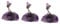 MAGICLULU 3St Basket Miner Ornament Tischdekorationen Wassertischspielzeug graceling gracy Spielzeuge Wohnkultur Kristall-Bastelmaterial unregelmäßiger Stein nordisch Amethyst Korb