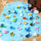 Ruzister 36 Stück Mini-Ozean-Harztiere, winzige Meerestiere, Figuren, Marine-Miniatur-Kunststofftiere, Aquarium-Ornamente, Dekorationen für DIY-Aquarien, Töpfe, Mikro