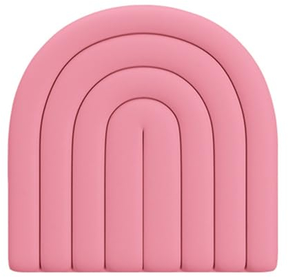 YSZBD Wandpaneele Polster Selbstklebend Polster Kopfteil Polsterpaneel Wand Wandpaneele Bett Gepolstert Wohnzimmer Bett Lendekissen Wandpolsterung(#Rose red)