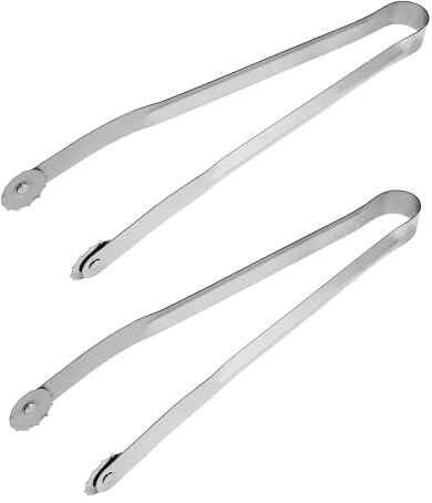 2 PièCes Pince Barbecue Roulette,38 cm Pince A Retourner Les Saucisses A Roulette,Pince Saucisse Barbecue Roulette,Convient pour les grillades, la cuisine, et les accessoires de buffet en plein air