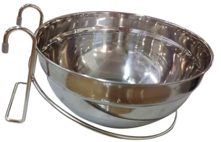 Sharplace Gamelle pour Chien, Caisse à Eau, Pratique pour friandises pour Chien, Niche pour Chien, Bol Suspendu pour Cage à Chien, Petits et Moyens Chiens, Diamètre 20CM