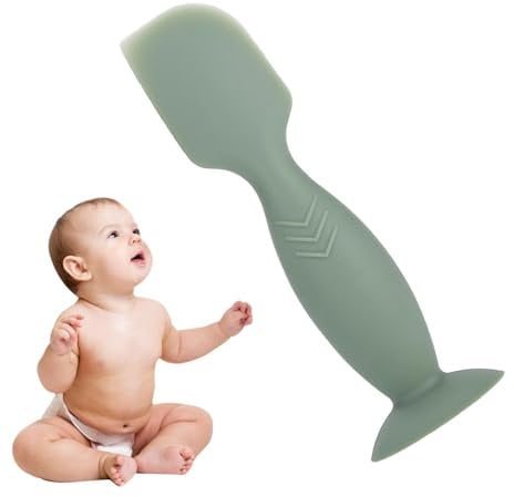 Windelcreme Applikator, Baby Windeln Cremefarbener Spatel, Babycreme Applikator, Silikon Windel Rash Creme Pinsel Weiche Spachtel Fürs Baby-Po, Weiches Und Flexibeles Silikon, Grün