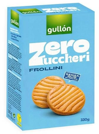 Gullon Frollini Biscotti con Zero Zuccheri Senza Olio di Palma 330g