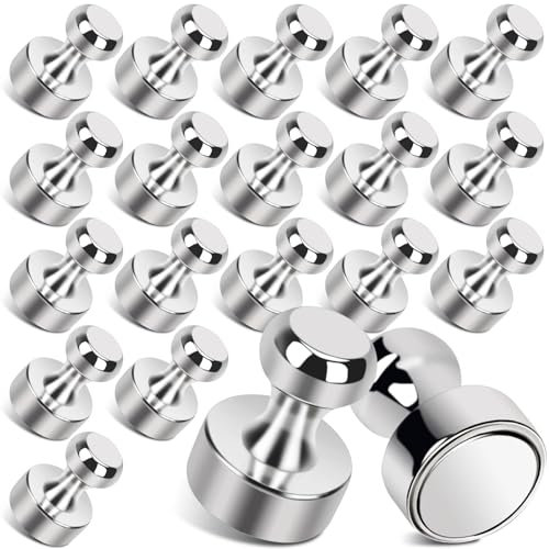 20pcs Fridge Magnets for Whiteboard, Small Magnets for Whiteboard, Refrigerator Magnets Neodymium Push Pins Magnets for Crafts Magnet s, Strong Fridge Magnet, for Office, Photo, Map, Office, DIY