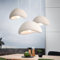 Lfoute Lámpara Colgante Wabi-sabi Creativo Luz Colgante Moderno Blanco Mate Estilo Nórdico Lámpara Colgante De Cemento E27 Lámpara De Araña Para Dormitorio Sala Comedor Cuarto De Niños Cocina,20cm