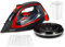 Caredeep CeraGlide Cordless Steam Iron, Non Stick steam Iron with Ceramic Soleplate, 2400W Steam Generator Iron 350ml Water Tank,130g Boost,Auto Shut-off,30g Output,Anti Drip and Scale 2.5m Cord