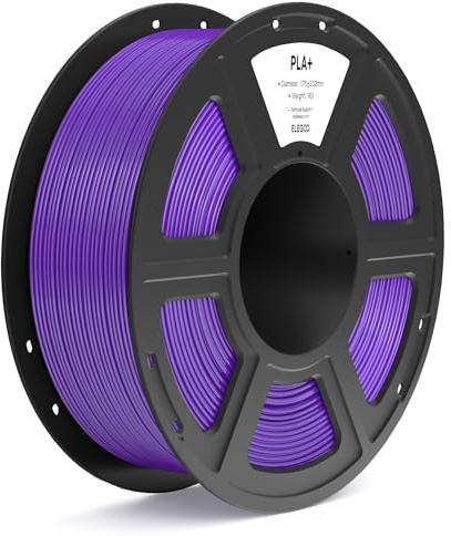 ELEGOO PLA+ Filament 1,75 mm Lila 1 kg, Hochfestes PLA Plus Filament-3D-Druckmaterialien, Maßgenauigkeit +/- 0,02 mm, 1-kg-Spule (2,2 lbs) für die Meisten 3D Printer