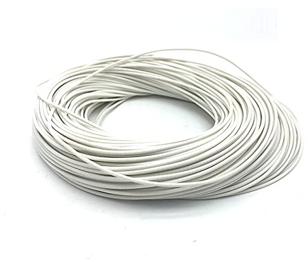 1 Stück 10-Ohm-Silikon-Heizkabel – 1 Meter elektrischer Heizdraht for selbstgemachte Heizkissen, Heizmatten und mehr(10M 10 Ohm)