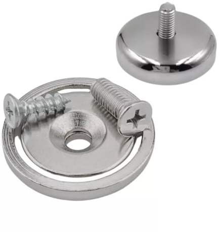STRONG MAGNETS Neodym POT-Magnet - 40 mm - 1 Stück - Extra stark, hält bis 52kg - Industrielle Anwendung, Werkstatt oder Büro – Magnet zum Schrauben