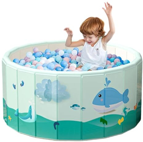 Zohuwerui Piscine Pliable pour - Portable Bassin Non Gonflable,Piscine Pliable pour Adultes Animaux Famille Jardin Terrasse Extérieur Été - pour Famille Adultes Animaux Chiens Jardin Extérieur Été