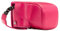 MegaGear MG1145 Etui de Protection avec Bandoulière/Accès Batterie en Cuir pour Appareil Photo Sony Alpha A6300/A6000 (16-50 mm) Rose