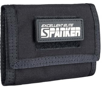 EXCELLENT ELITE SPANKER Dreifach Gefaltet Taktische Geldbörse mit Münzfach | herren geldbörse,haken und schlaufe nylon-Geldbörse für herren,tactical wallet, outdoor geldbörse,YKK Zipper