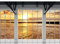 Runa Art Papier peint intissé 396 x 280 cm Fenêtre coucher du soleil de la mer | Toison Décoration Murale Salon Chambre á Coucherr | Fabrication Allemande | orange et blanc 9188012b