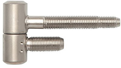 Solido Türbänder | Zargenbänder | Einbohrbänder 2-tlg. m. Zylinderkopf, 16 mm, Stahl vernickelt matt