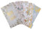 6 pcs 6 Loch Tabbed Paper A6 Register Trenner Einfügbare Indexseite Karteikarten Registerkarte - A