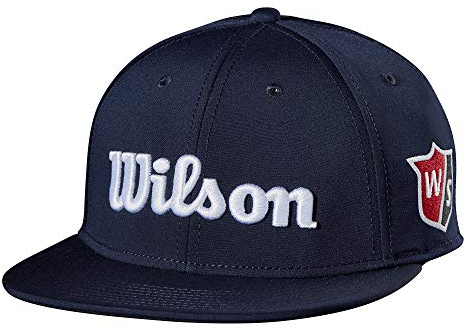 Wilson Herren Flache Krempe V.2 Mütze, Marineblau, Einheitsgröße