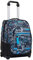 Seven TROLLEY, 2 in 1, Schulranzen mit Rollen, Rucksack mit Trolleyfunktion für Kinder, ab 1. Klasse, für Schule, Reisen, Mädchen&Jungen, blau, HANDWRITTEN
