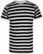 GW CLASSY OUTFIT Men Striped T-Shirt Unisex Casual Crew Neck Short Sleeve Summer Book Week Stripes T Shirt Tops (L, Mens Black & White Stripe)