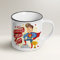 Scratch Lover Le Meilleur Papa du Monde - Mug idée cadeau avec enveloppe et carte de voeux et petit sachet organza (Ø 8,5 x 8,5 cm, céramique, 300 ml, Microwave Safe)