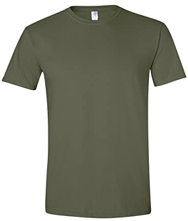Gildan - Softstyle T-Shirt, (Military Green, XL