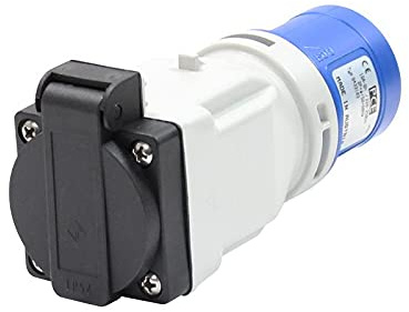 pce Adaptateur prise 16 A 230 V 2P+E vers prise 13 A (9433103)