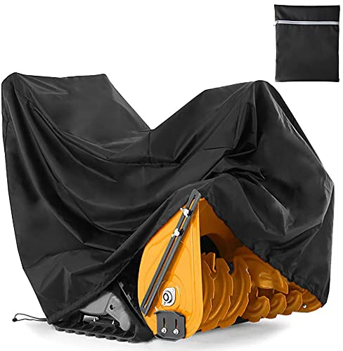 UCARE Schneefräsenabdeckung, staubdicht, wasserdicht, für die meisten elektrischen zweistufigen Schneewerfer (L: 153 x 84 x 115 cm)