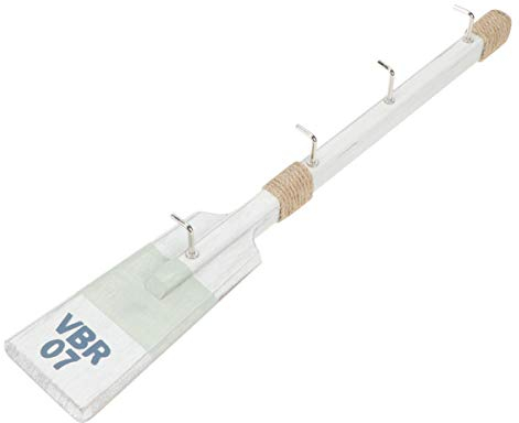 Paddelhaken Hölzerner Ruderaufhänger Kleiderhaken Nautisches Boot Kanu Paddel Pirat Dekorationen Dekorative Haken Kleiderbügel Handgeschnitzt Nautische Wandaufhängung