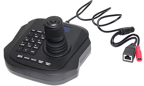 Vastaint PTZ Controller Camera Controller IP POE Camera Controller Keyboard with RJ45 LCD Display Screen (YC311)