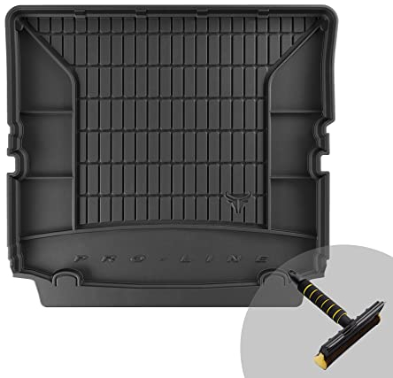 FROGUM ProLine 3D Gummimatte Exklusive Auto Kofferraummatte Kofferraumwanne für Opel Zafira B 2005-2014 | Bequemer Organiser | Die höchsten Kanten