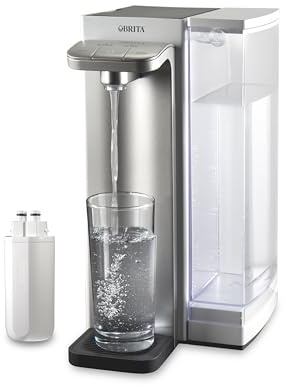 Brita Hub Instant Powerful Countertop Water Filter System, Reduces 70+ Contaminants, 12 Cup Water Reservoir, Includes 6 Month Carbon Block Filter, White, 87340