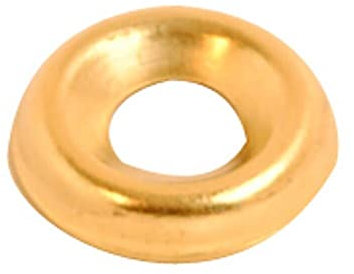 1 Piece of SCREW CUP WASHERS No6, 8, 10 COUNTERSUNK SCREWS Brass (Pack Size : 50, Size : No.6)