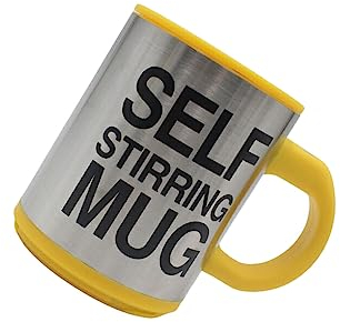 Guangcailun Taza de café de Acero Inoxidable, contenedor agitador automático Creativo, Taza mezcladora Inteligente, Suministros para Restaurante
