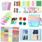 Leebotree Sofortbildkameras Kamera Zubehör Kompatibel mit Instax Mini 12 Sofortbildkamera beinhaltet Tasche/Album/Rahmenaufkleber/Eckaufkleber (Regenbogen)