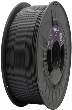 WINKLE PLA Tough Filament 2.85mm Eisengrau, 1kg Spule, 3D Drucker Filament Kompatibel mit FDM Druckern, 3D-Druckmaterialien, Maßgenauigkeit +/- 0.05mm, Bioabbaubar Hohe Zähigkeit und Härte