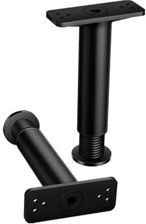 2 Stück Stützbein Für Bettrahmen Schwarze Bettteile Verstellbare Bettbeine Bettrahmen Beine Für Bettrahmen Verstellbare Möbelbeine Stabilisator Bett Stützrahmen Verstellbare Für Bettrahmen