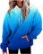 AMhomely Womens Jumpers Casual Solid Crewneck Long Sleeve Soft Cute Elegant Hollow Cable Knit Pullover Sweaters UK S-2Xl Fleece Jumper Blue 5XL