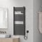 pro.tec Scaldasalviette Elettrico Bagno Scalda Asciugamani da Parete 120 x 50 cm Termoarredo Elettrico 500 W con Termostato Digitale Programmabile - Nero