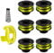 luolety Bobine de Fil de Rechange pour débroussailleuse Ryobi RAC118 RLT3525S 1,2 mm 8,4 m (6 bobines + 1 Capuchon)