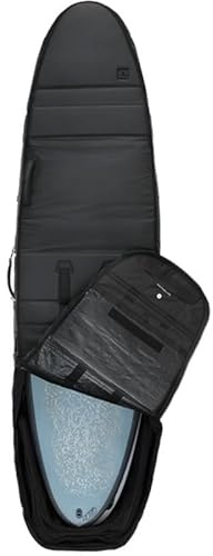 Db Journey The Surf Pro Bag - Surfboard Bag with Wheels, Surfboard Travel Bag with Rib Cage Protection, Compressible, Fits 3 to 4 Boards, Roller Bags Hook Up, 230L - Black Out