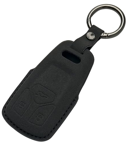 Coque de clé de Voiture Compatible avec Audi, Daim Coque de clé de Voiture pour Audi A4 A5 Q7 Q5 TT TTS S4 S5 RS4 RS5 (avec Porte-Clés Inclus)
