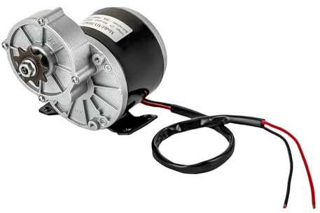 Elektromotor mit Getriebeuntersetzung DC Motor 250W 2750RPM für Fahrräder Mopeds Fahrräder Pocket Bikes elektrische Dirt Bikes Roller E-Bikes Elektrofahrzeuge (12V)
