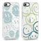 Foonary 2 Pack Clear Print Phone Case for iPhone 8/SE 2022/7/SE 2020 4.7, Soft Silicone with Smile Design Aesthetics Transparent Pattern Cases, Shockproof Bumper Protector Cover for iPhone 7 Girls