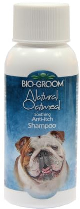 Bio-Groom - Natural Oatmeal - Haferflocken Shampoo - Hundeshampoo und Welpenshampoo - Lindert Juckreiz und spendet Feuchtigkeit - pH-neutral und frei von Parabenen - 59 ml