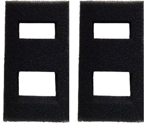 Qzbhct A1376 Aquarium-Filtereinsätze für Fluval Spec-Filtrationssysteme, 2 Stück