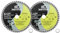165mm TCT Saw Blades, 48 Teeth Metal Cutting Disc Tungsten Carbide Tipped Circular Saw for Iron, Stainless Steel, Nickel, Titanium, Ferrous Metals, and Steel Pipe,2 pieces