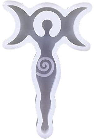 Limtula Silikonformen Göttin Mond Epoxid-Gießharz-Formen für DIY Schlüsselanhänger Schmuck Tellerhalter Heimdekoration Handwerk